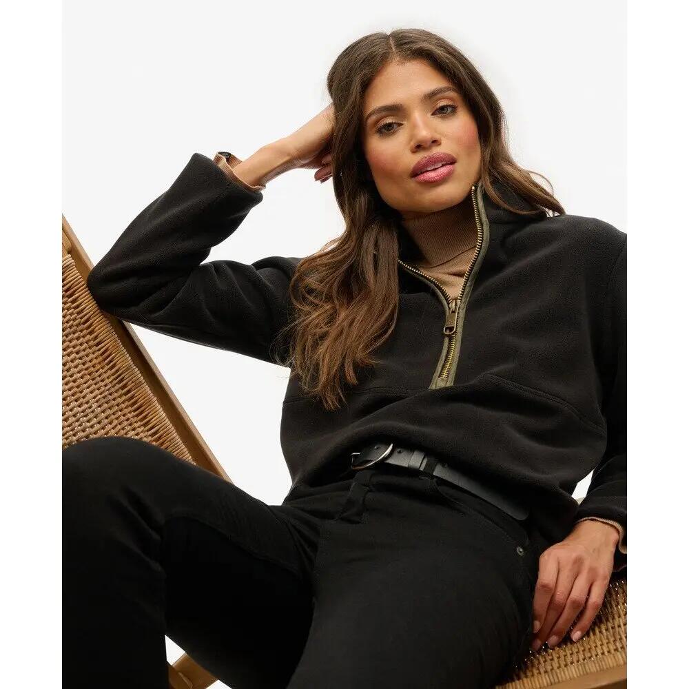 Polaire 1/2 zip femme Superdry Estate 5/6