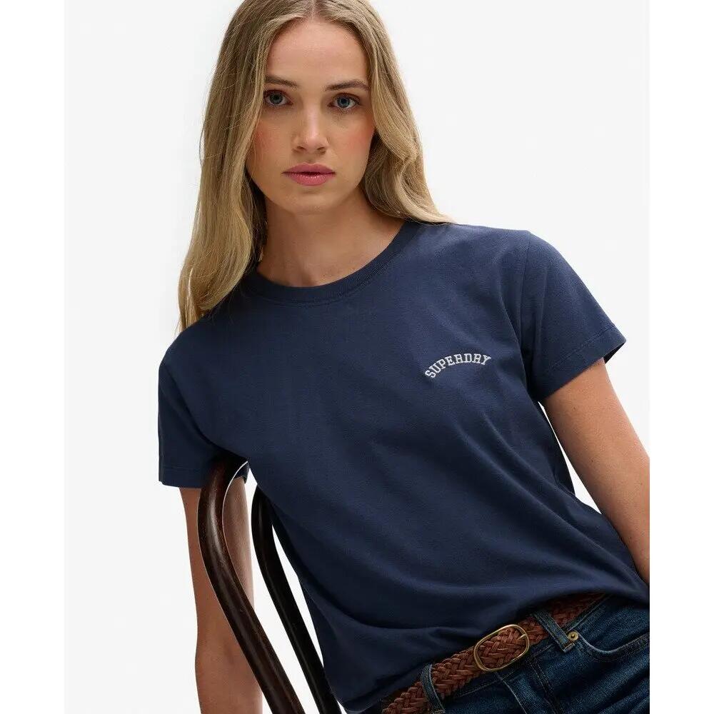 Damen T-Shirt mit Logo Superdry Essential 3/5