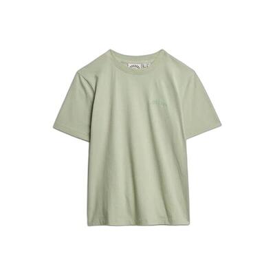 T-shirt met geborduurd logo voor dames superdry essential