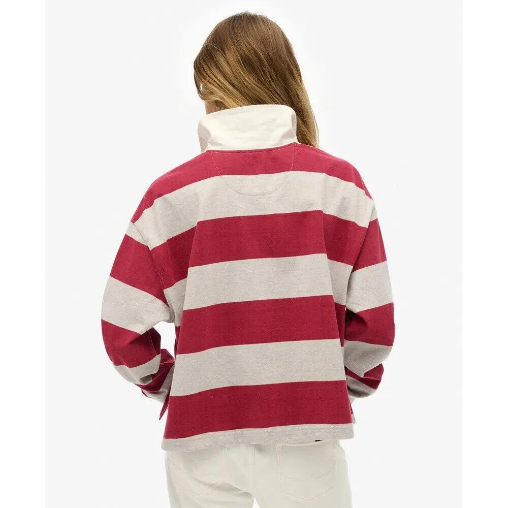 Polo rayé manches longues femme Superdry Athletic Essentials 5/7