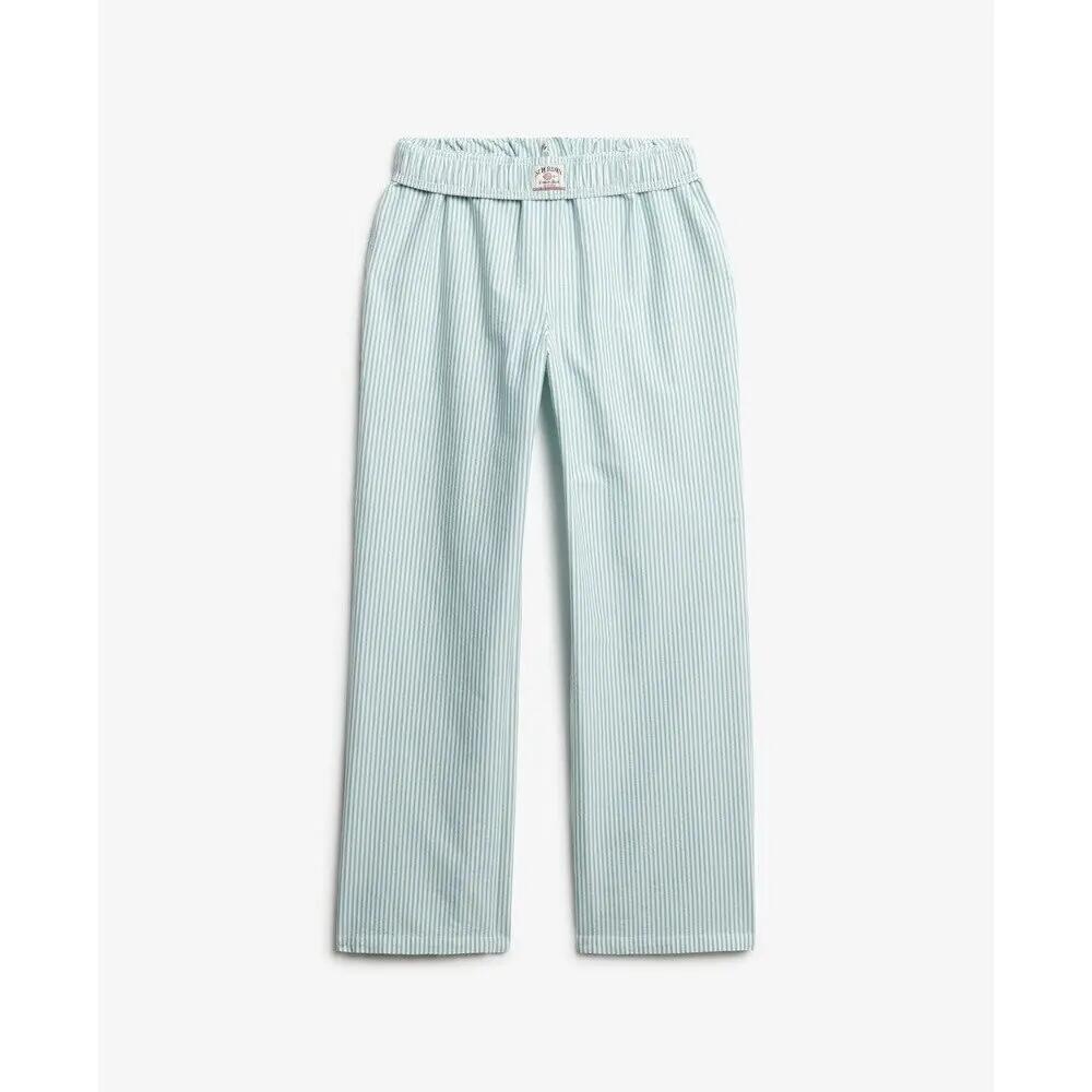 Pantaloni elasticizzati a righe in cotone da donna Superdry 4/6