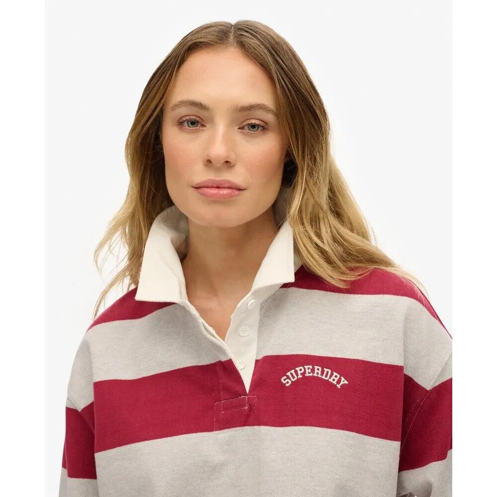 Polo rayé manches longues femme Superdry Athletic Essentials 7/7