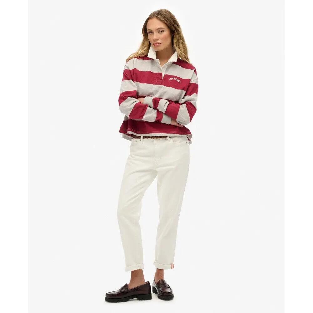 Polo rayé manches longues femme Superdry Athletic Essentials 4/7