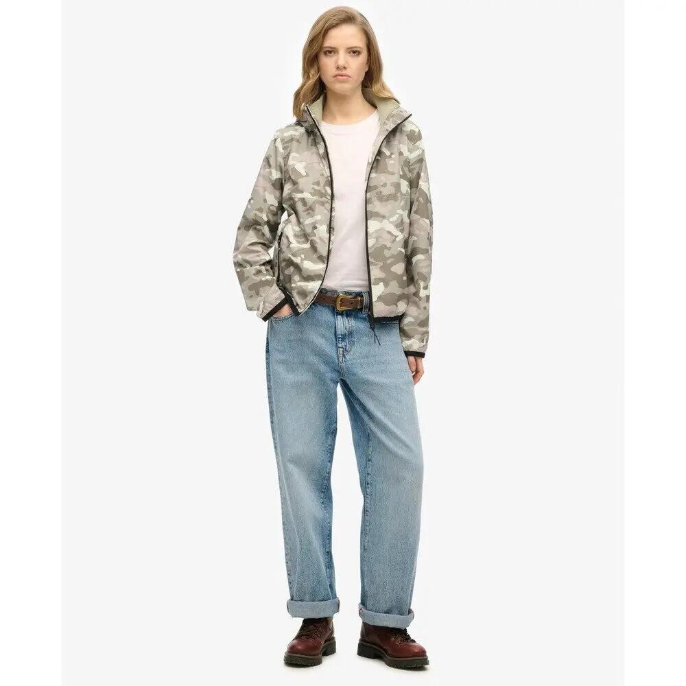 Corta-vento feminino Superdry Logo 3/4