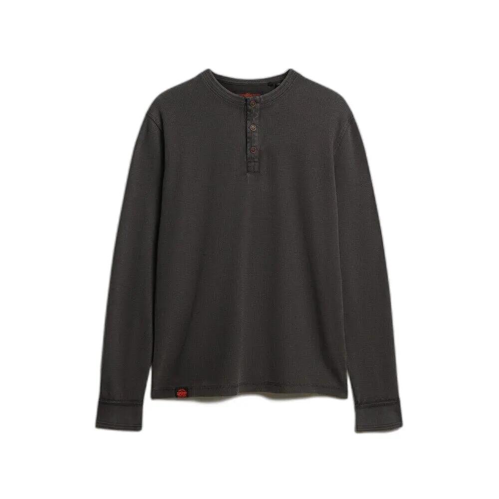 Long sleeve T-shirt Superdry Vintage Textured Grandad