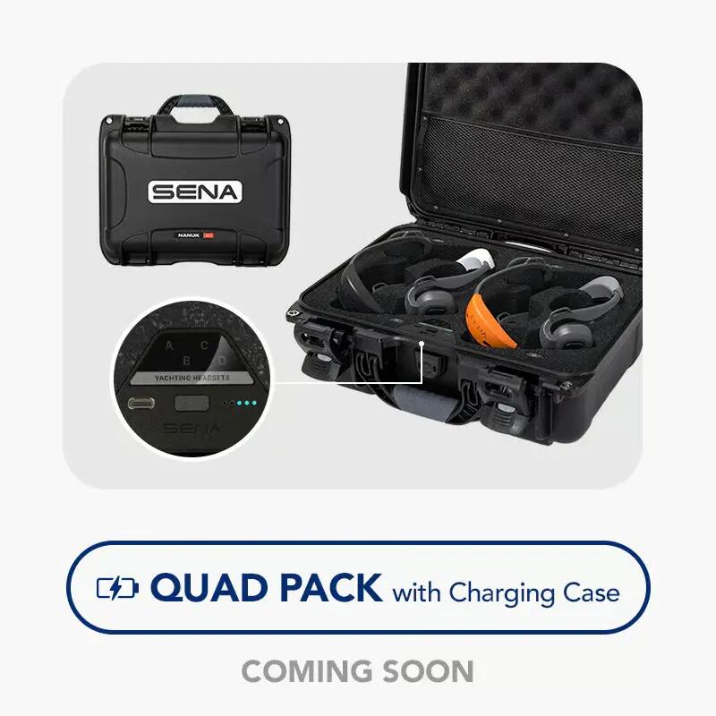 Casque + valise de charge Sena Bosun Quad 4/4