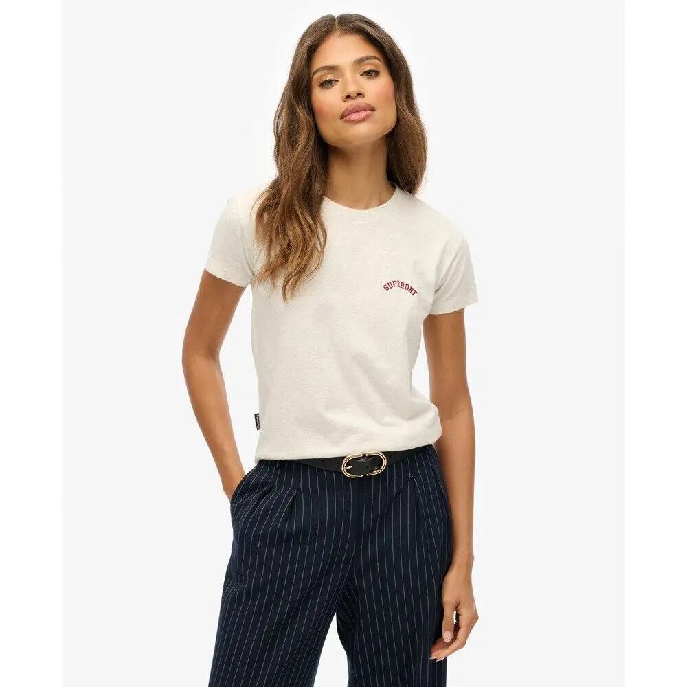 Damen T-Shirt mit Logo Superdry Essential 3/7
