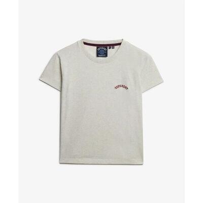 Vrouwelijke slim fit t-shirt met logo superdry essential