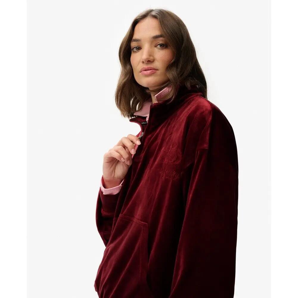 Sweatshirt zippé velours femme Superdry Country Club 5/5