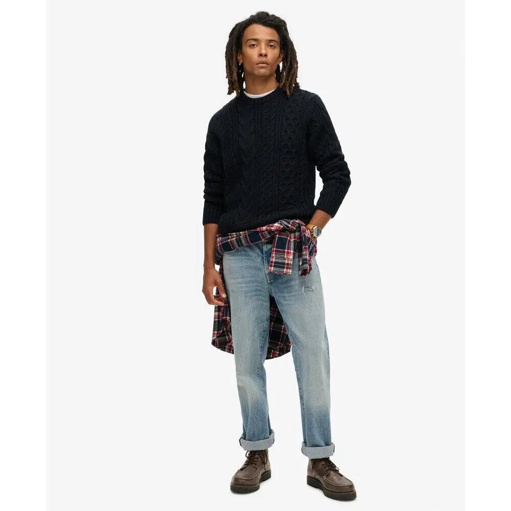 Pull maille torsadée Superdry Jacob 2/6