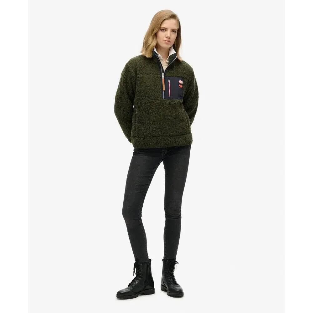 Polaire 1/2 zip rétro vintage femme Superdry 3/7