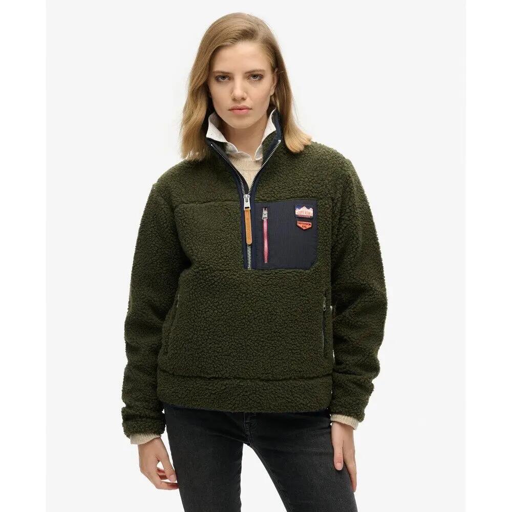 Polaire 1/2 zip rétro vintage femme Superdry 2/7