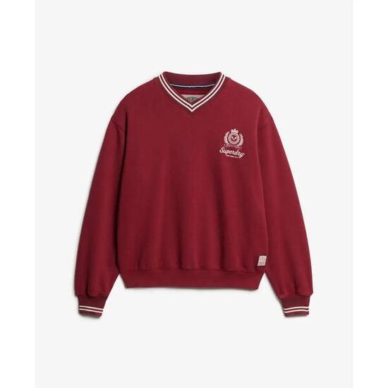 Sudadera de cuello en V para mujer Superdry Country Club