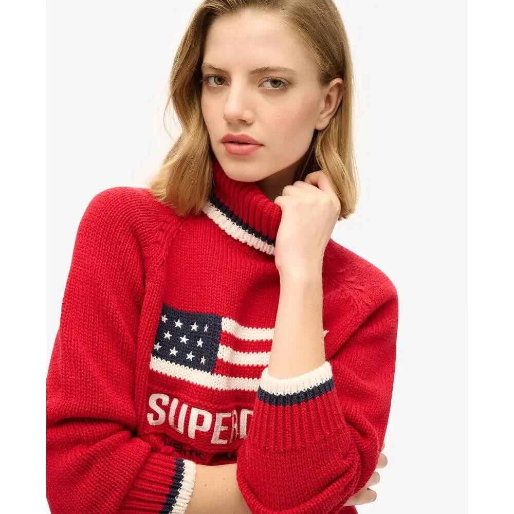 Pull col roulé maille femme Superdry Americana 5/6