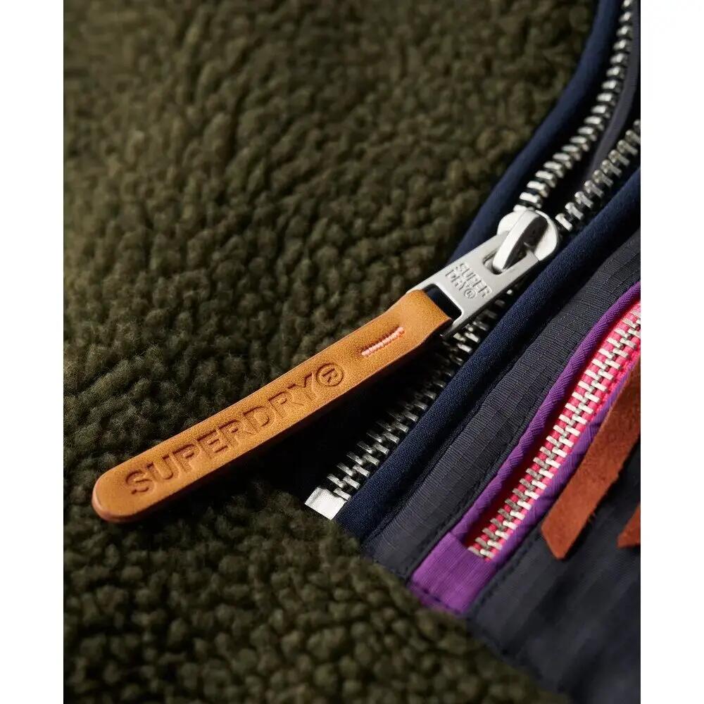 Polaire 1/2 zip rétro vintage femme Superdry 6/7