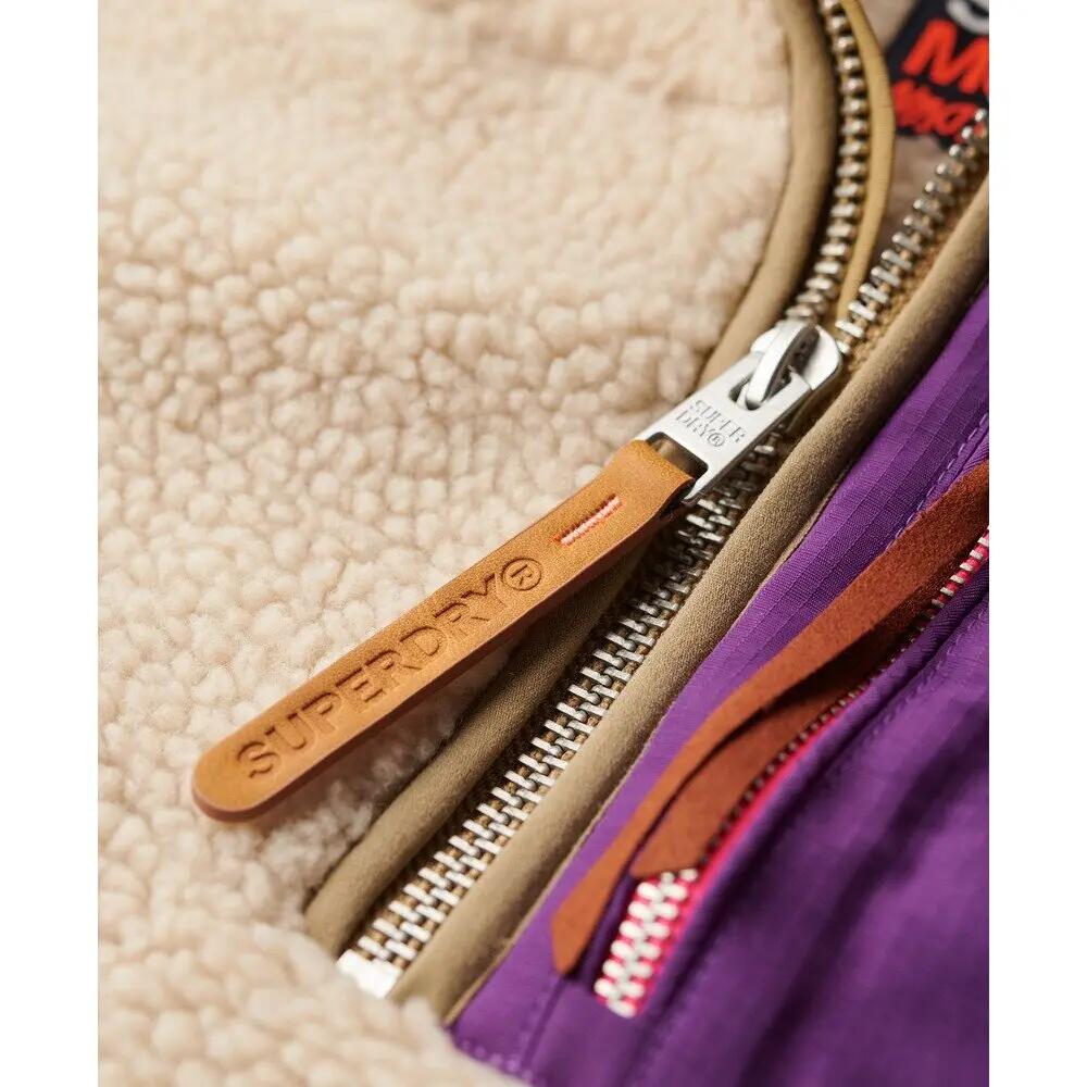 Damen Fleecejacke mit halbem Reißverschluss Superdry Vintage 7/7