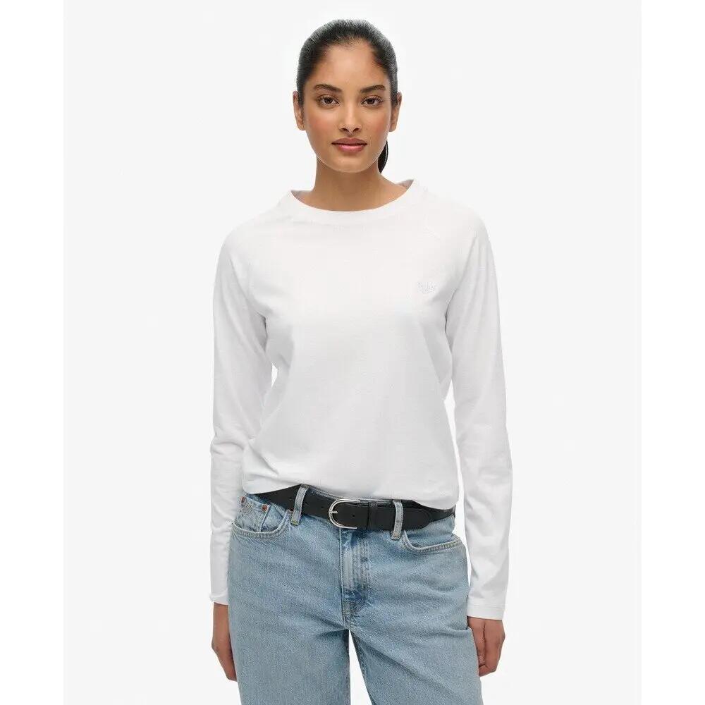 Langarm-T-Shirt mit Logo für Damen Superdry Essential 2/6