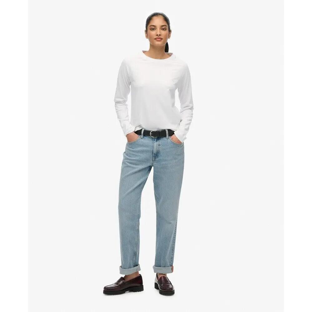 Langarm-T-Shirt mit Logo für Damen Superdry Essential 4/6