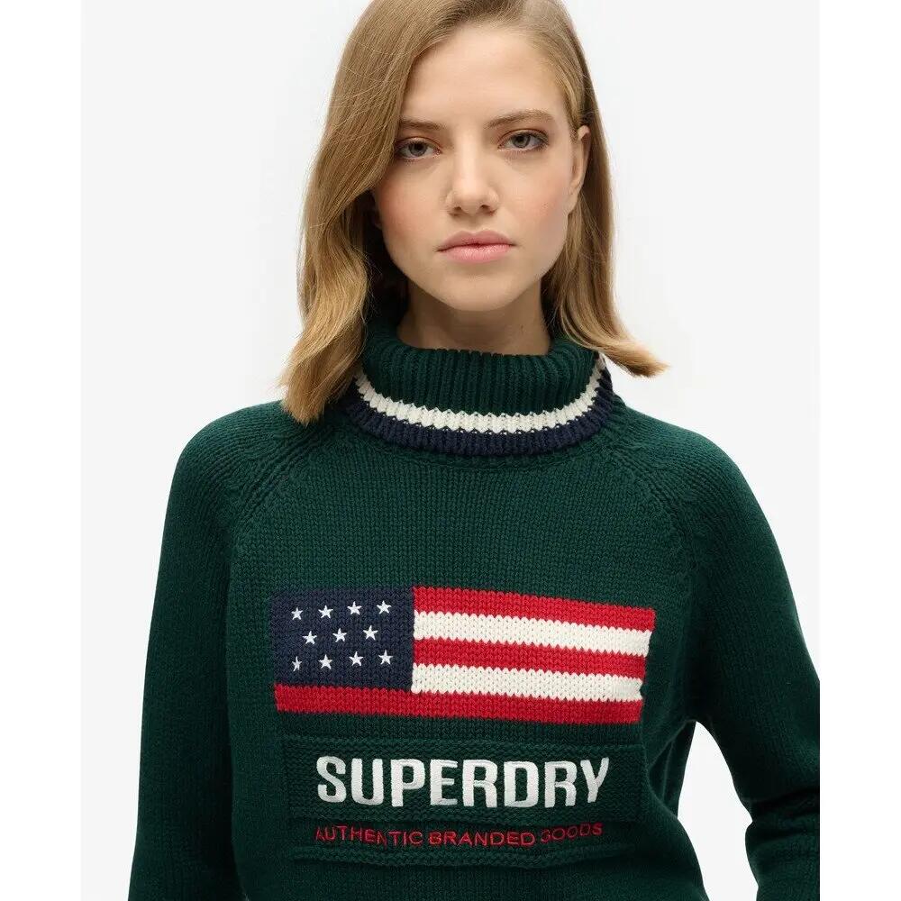 Pull col roulé maille femme Superdry Americana 5/6