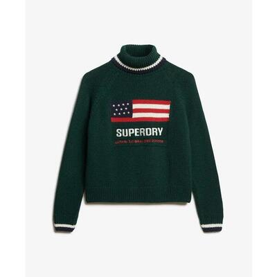 Dames col roulé trui superdry americana
