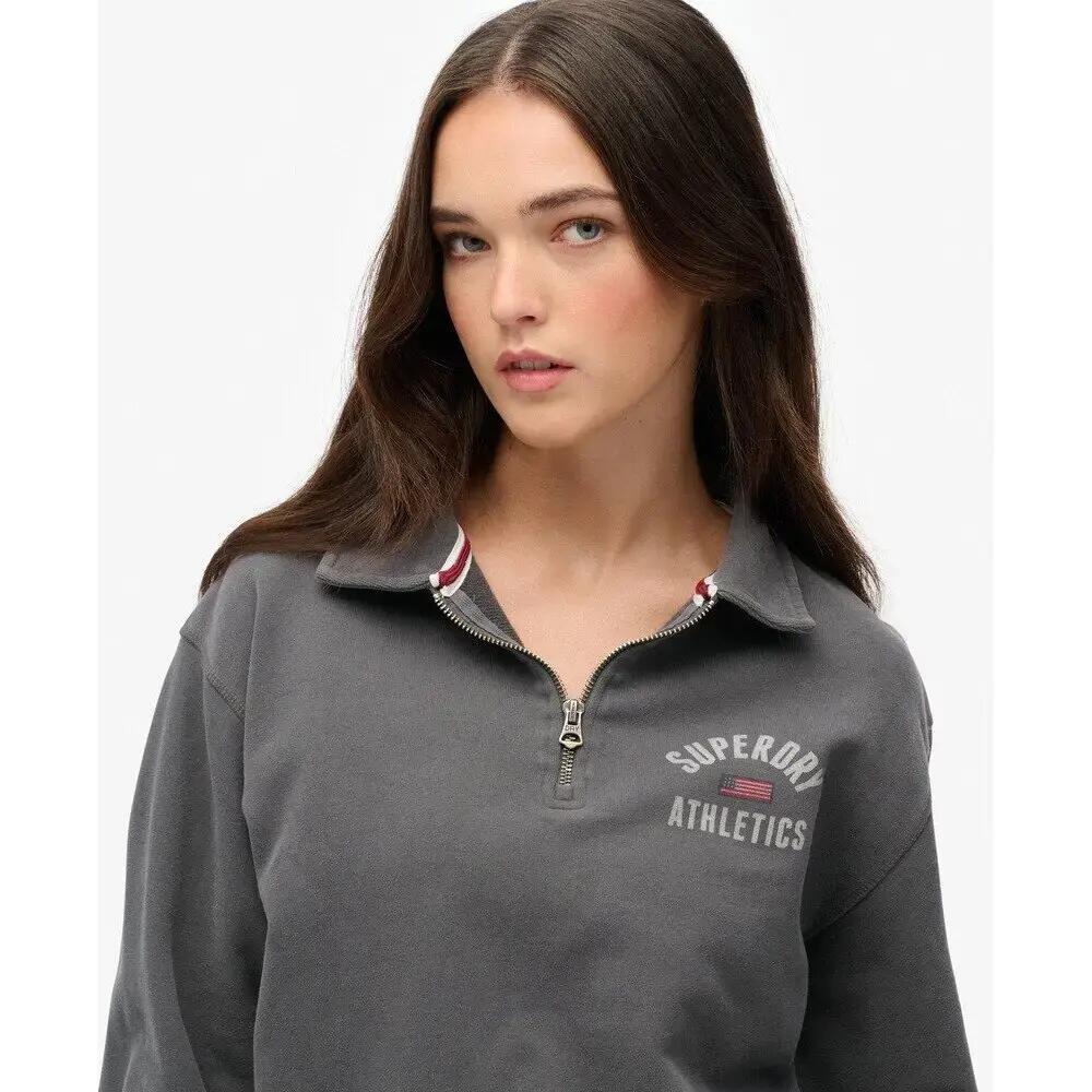 Sweatshirt 1/4 zip femme Superdry Athletic 5/5