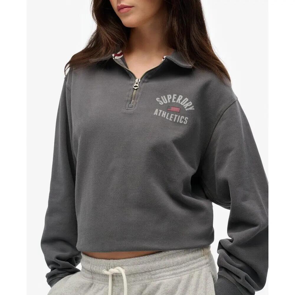 Felpa da donna con 1/4 di cerniera Superdry Athletic 4/5