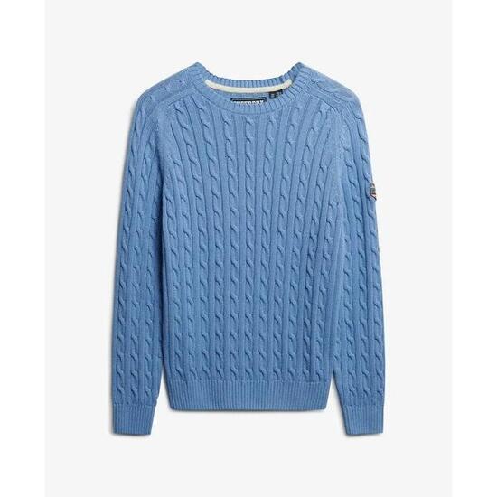Lässiger Damen-Pullover mit Zopfmuster Superdry