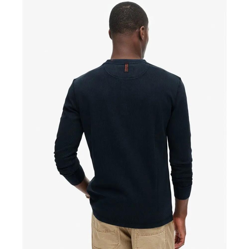 T-shirt manches longues Superdry Vintage Textured Grandad 4/5