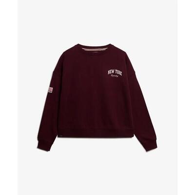 Dames sweatshirt met ronde hals superdry athletic essentials
