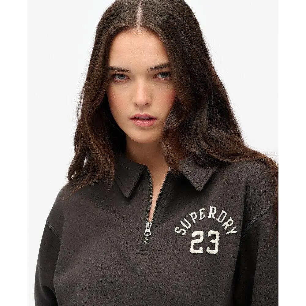 Sweatshirt à col rond zippé femme Superdry Athletic Essentials 4/5