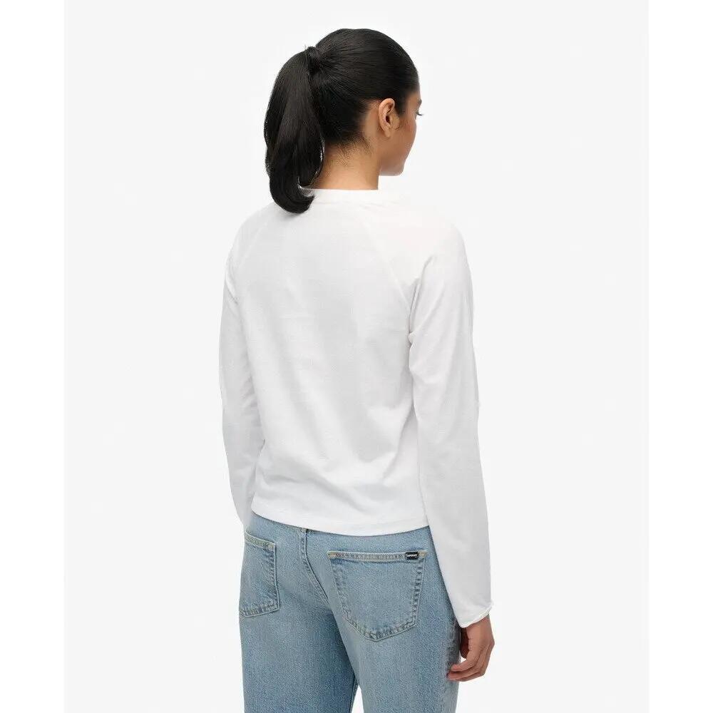 Langarm-T-Shirt mit Logo für Damen Superdry Essential 5/6