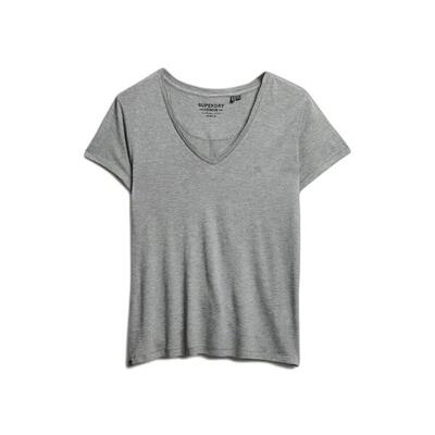 Gebordede gemêleerde t-shirt voor dames superdry studios
