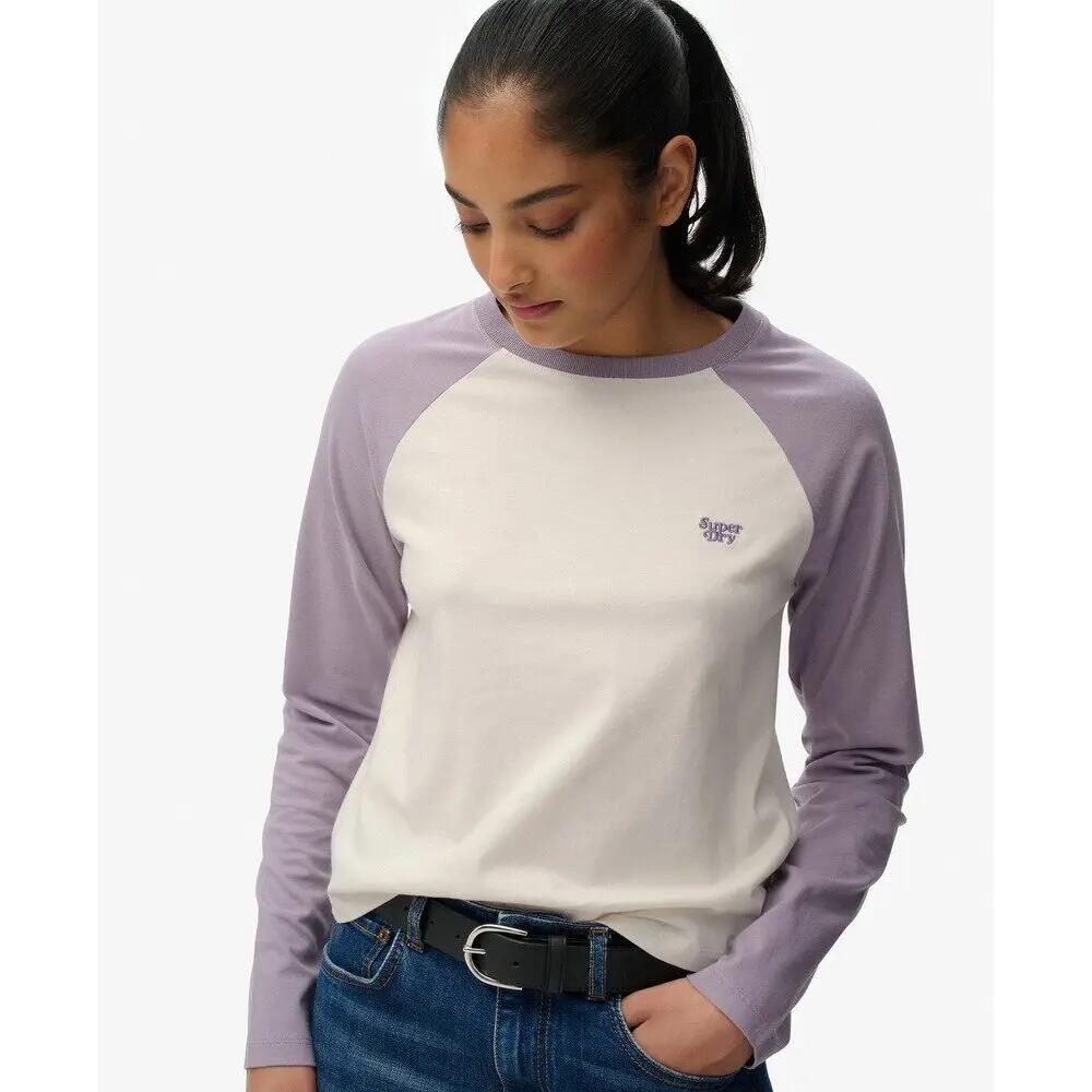 Maglietta a manica lunga da donna Superdry Essential Logo 3/5