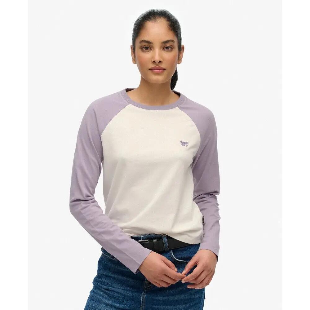 Maglietta a manica lunga da donna Superdry Essential Logo 2/5
