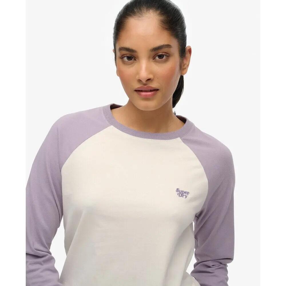 Maglietta a manica lunga da donna Superdry Essential Logo 5/5