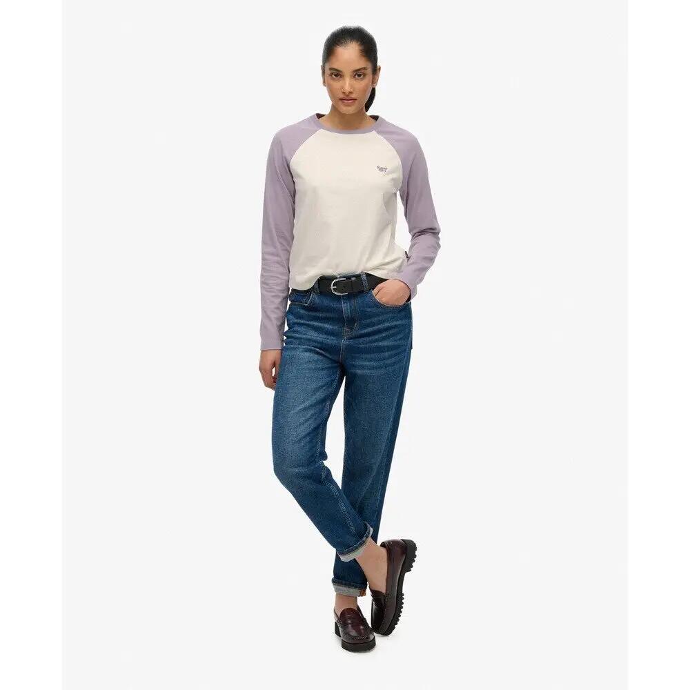 Maglietta a manica lunga da donna Superdry Essential Logo 4/5