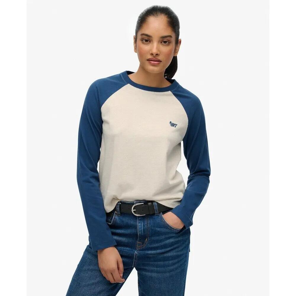 Maglietta a manica lunga da donna Superdry Essential Logo 2/6