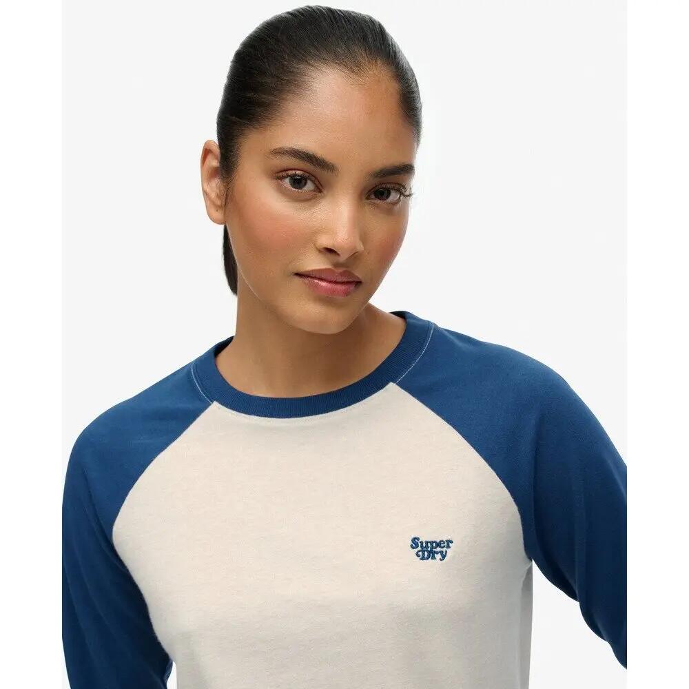 Maglietta a manica lunga da donna Superdry Essential Logo 6/6
