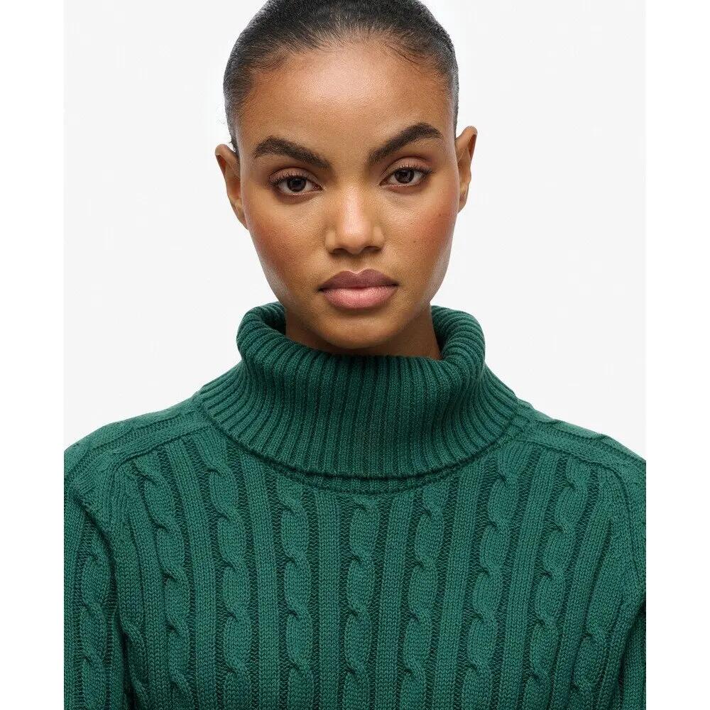 Pull ample torsadé à col roulé femme Superdry 6/6
