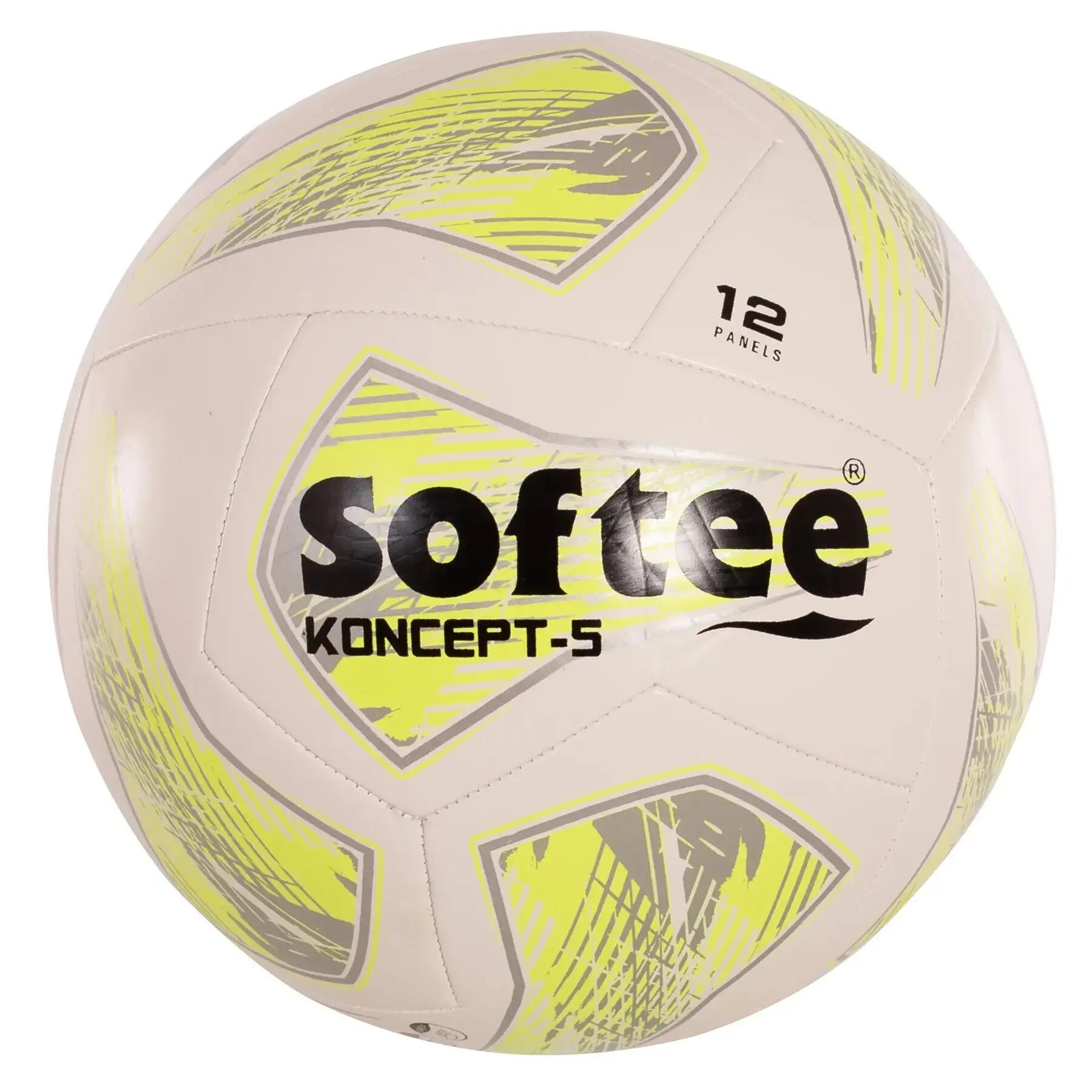 Minge de fotbal Softee Koncept Mărimea 5 Blanco/Amarillo Fluor FÚTBOL 11