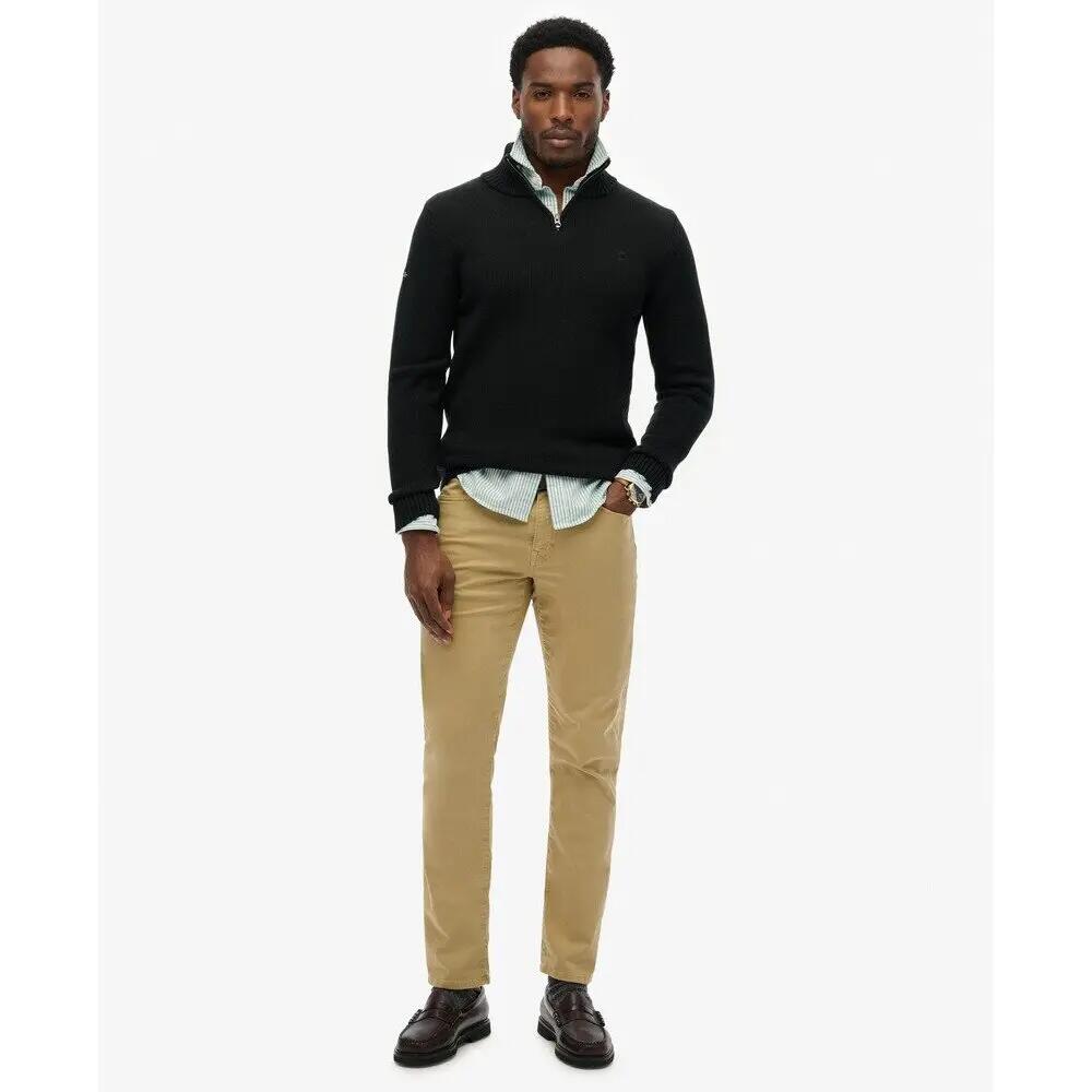 Maglione collo camionista in maglia e cotone Superdry 3/6