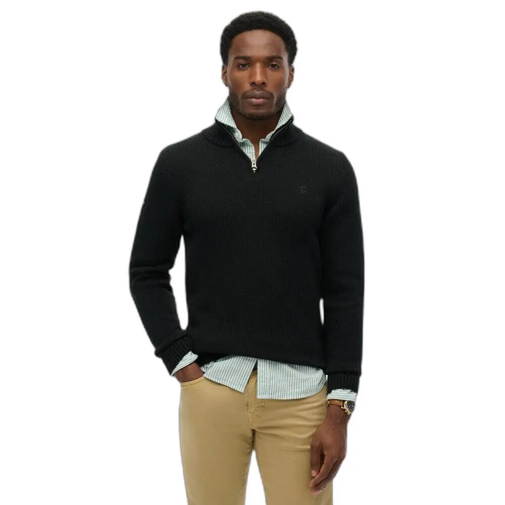 Maglione collo camionista in maglia e cotone Superdry 2/6