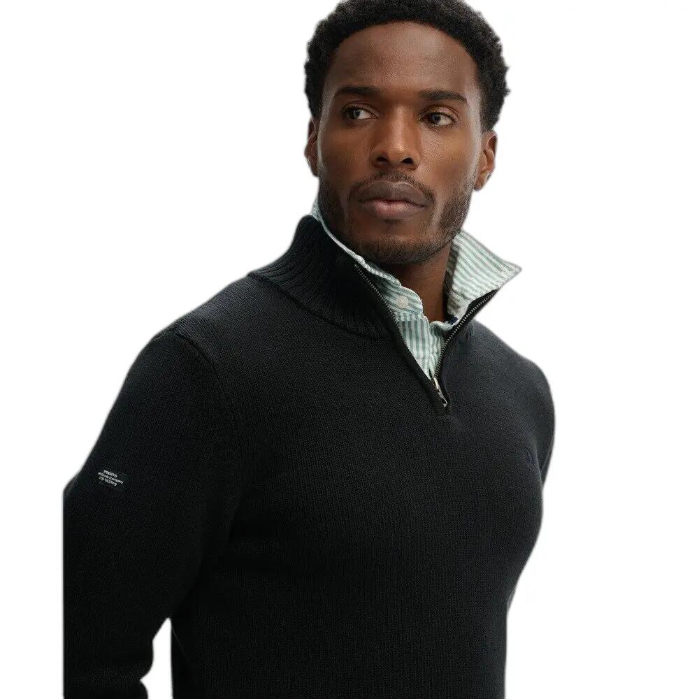 Maglione collo camionista in maglia e cotone Superdry 5/6