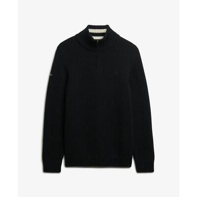 Katoenen trui met een kraag superdry