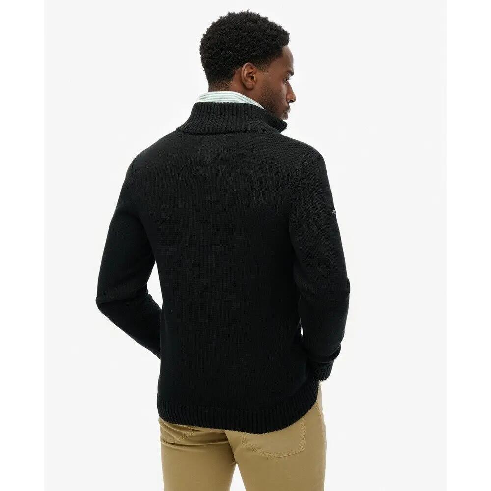 Maglione collo camionista in maglia e cotone Superdry 4/6