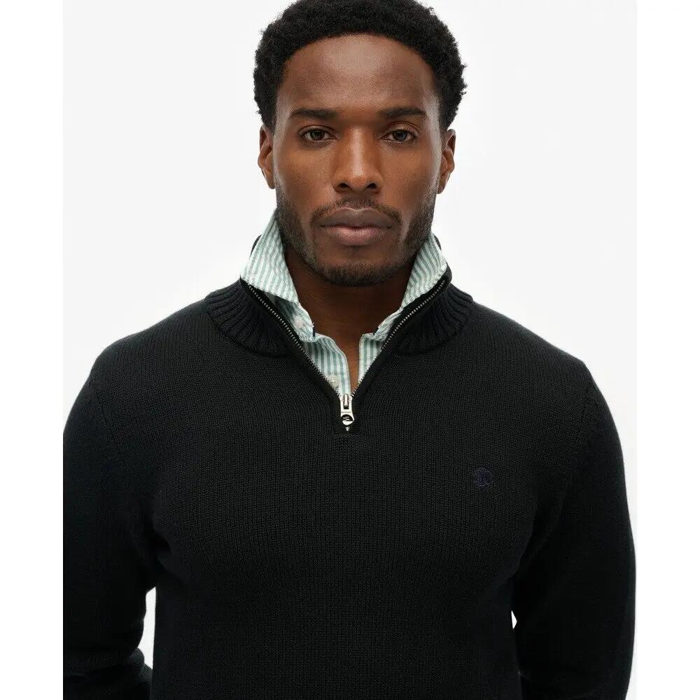 Maglione collo camionista in maglia e cotone Superdry 6/6