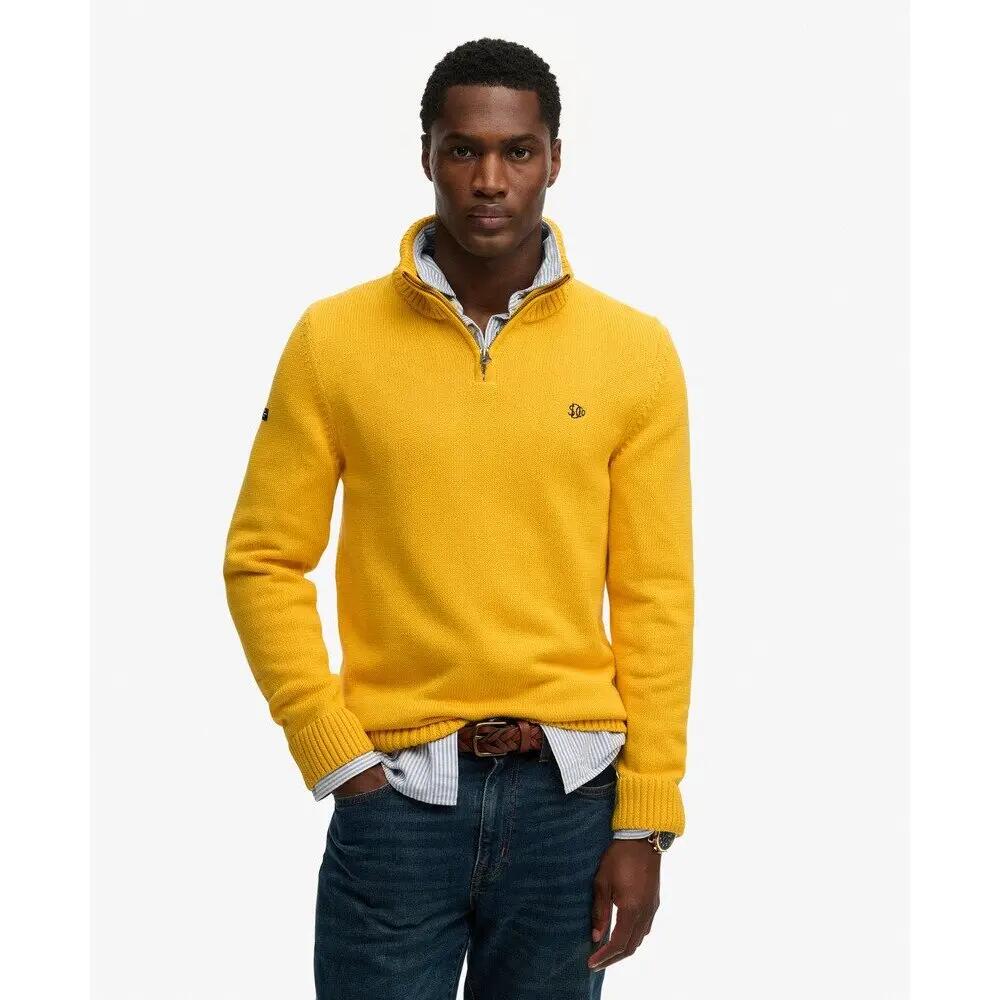 Trui met camionneur hals van brei en katoen Superdry 2/6