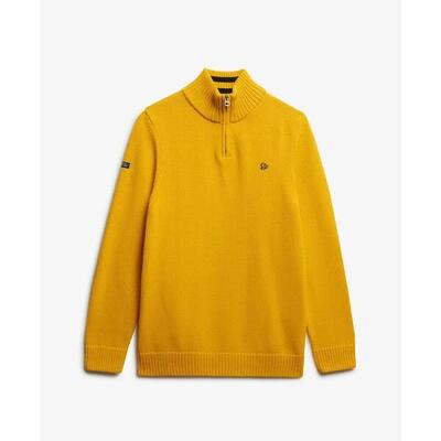 Katoenen trui met een kraag superdry