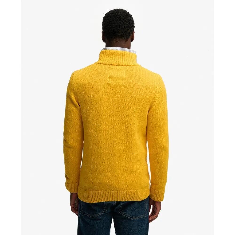 Trui met camionneur hals van brei en katoen Superdry 4/6
