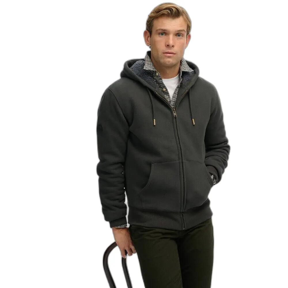 Felpa con cerniera a cappuccio Superdry Borg 2/6